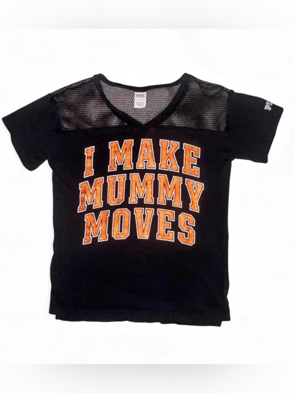 Victoria’s Secret PINK “I Make Mummy Moves” Jersey Style Graphic Tee – XS